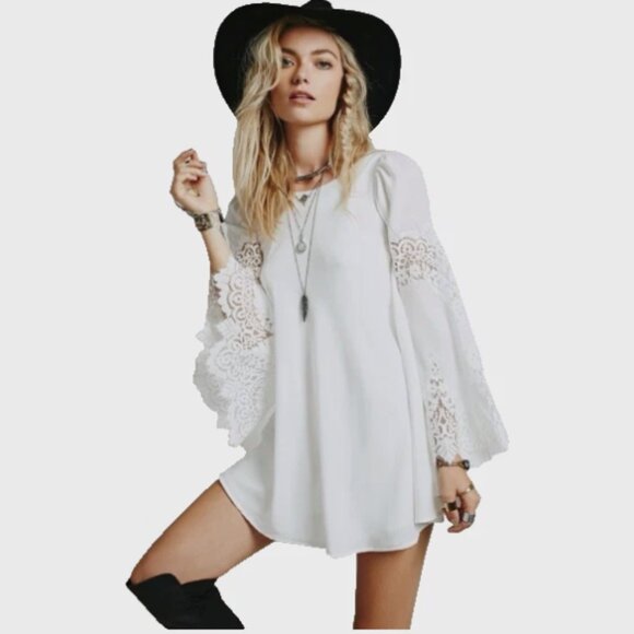 For Love and Lemons Ivory White Festival Dress - Picture 5 of 16